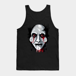 Jigsaw Billy The Puppet Tank Top